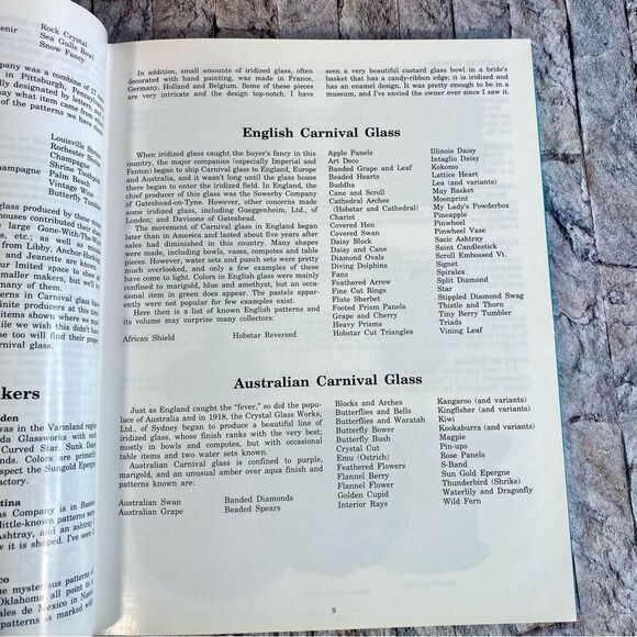 The Standard Encyclopedia of Carnival Glass Revised 3rd Edition Hardcover - Picture 6 of 10